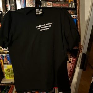 Broken promises woman’s size small t-shirt